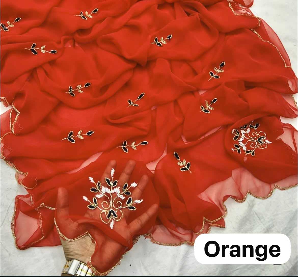 Faux Georgette Party Wear Saree