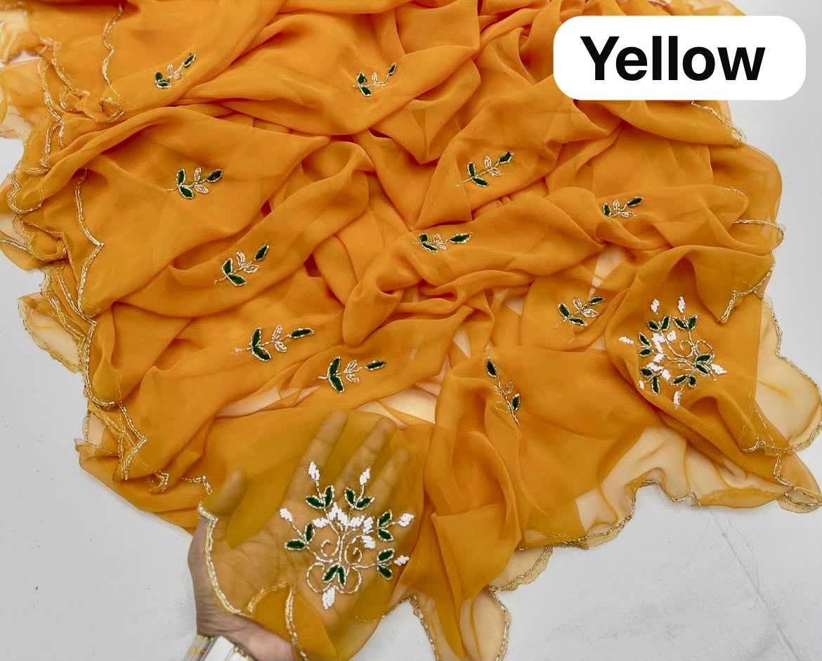 Faux Georgette Party Wear Saree