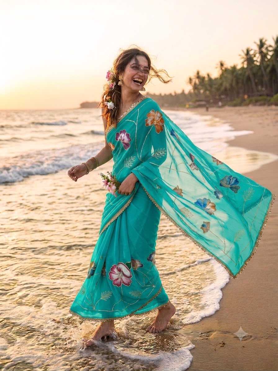 Printed Saree