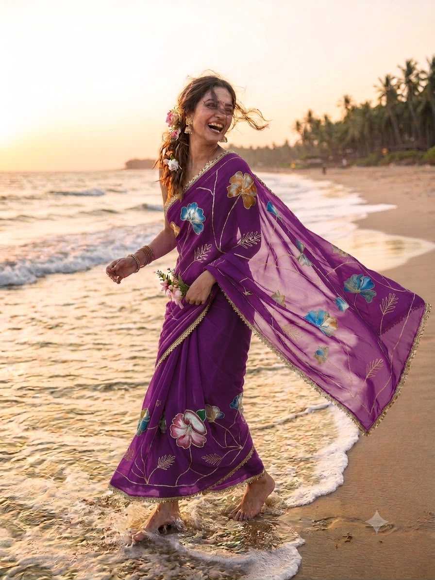 Printed Saree