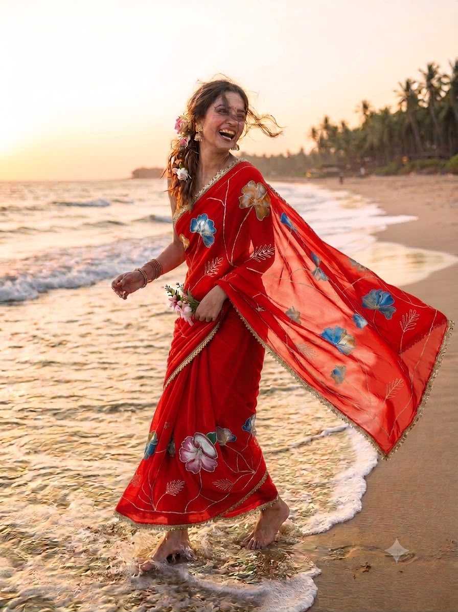 Printed Saree