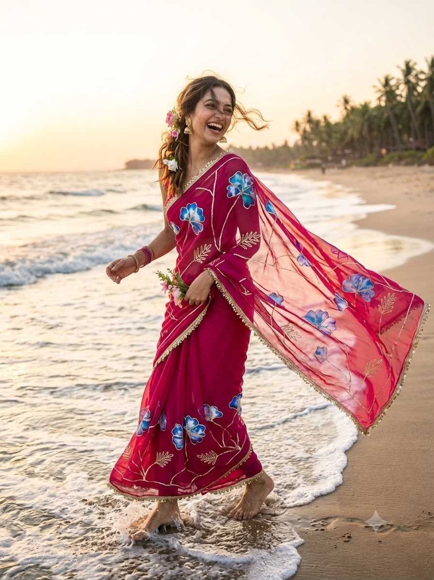 Printed Saree