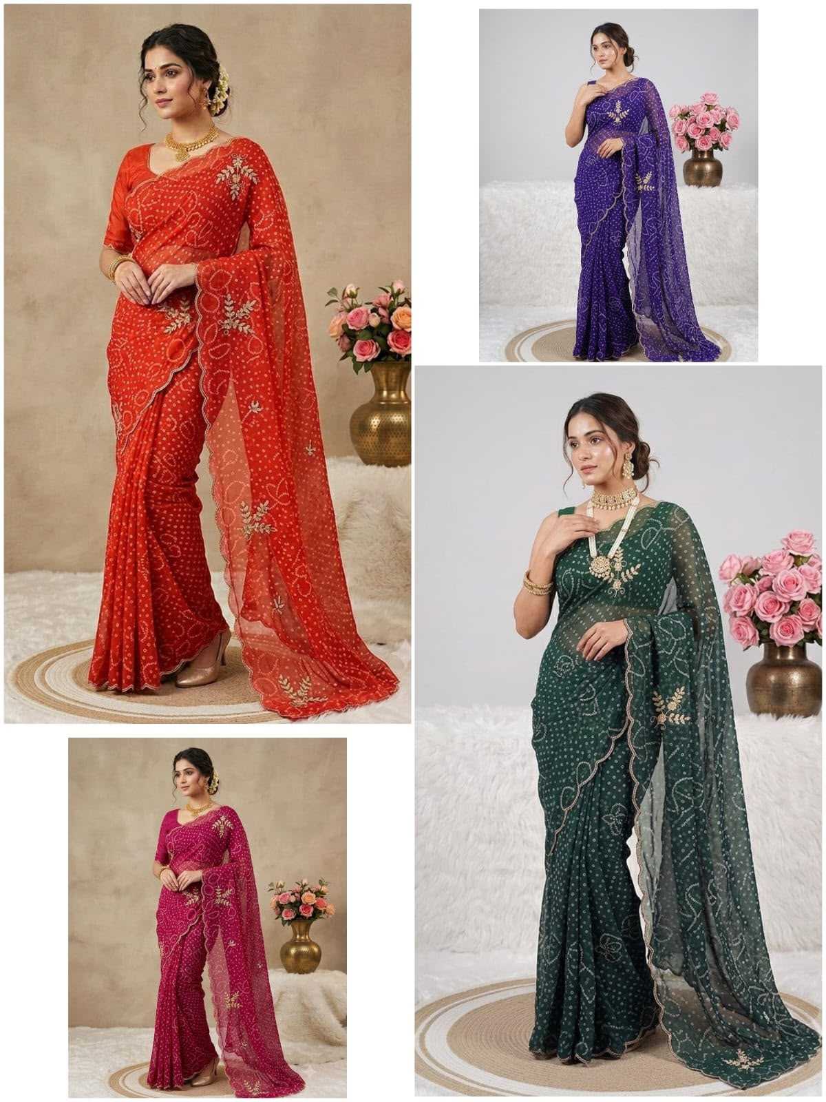 Georgette Designer Saree
