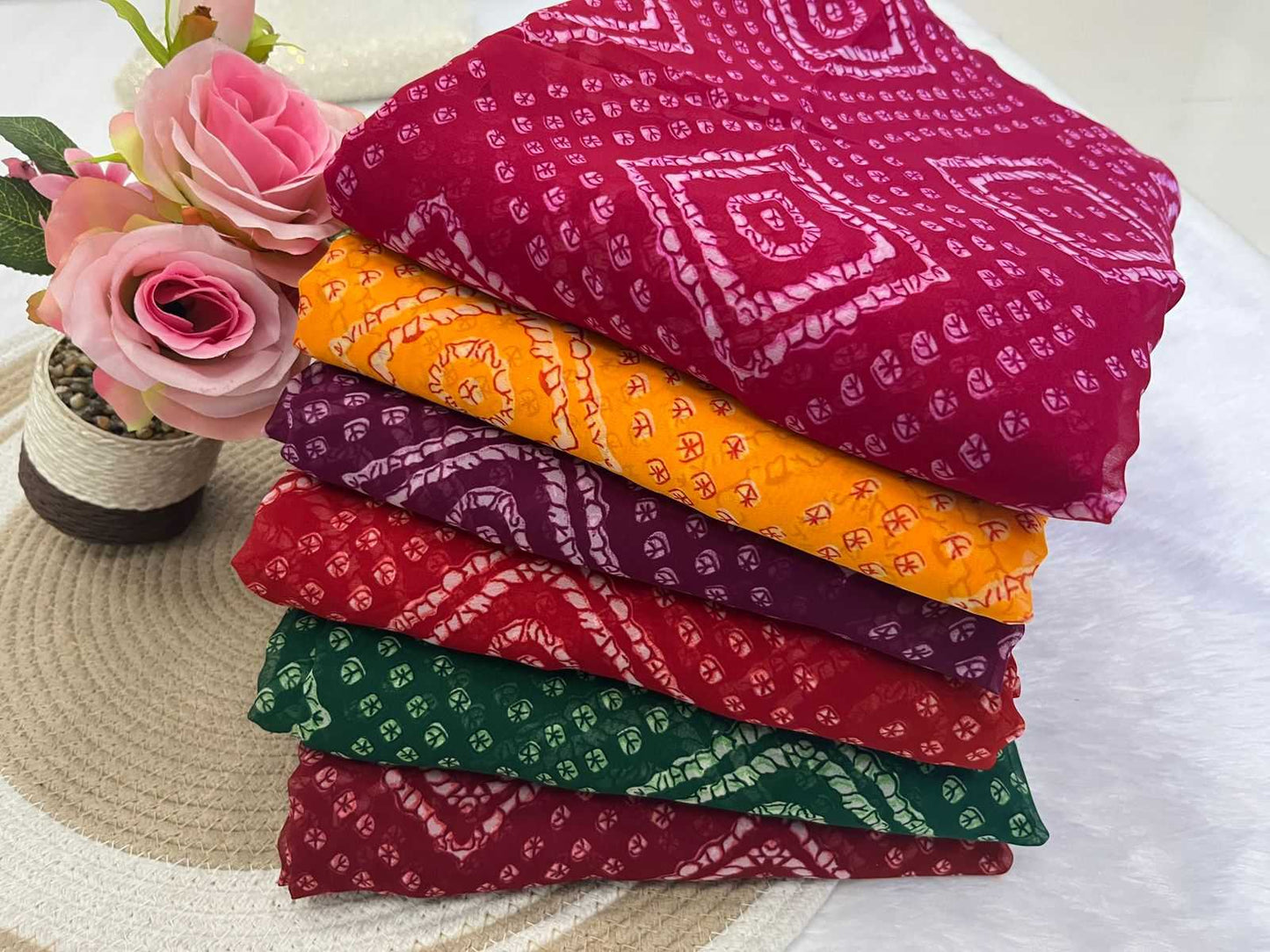Georgette Printed Saree