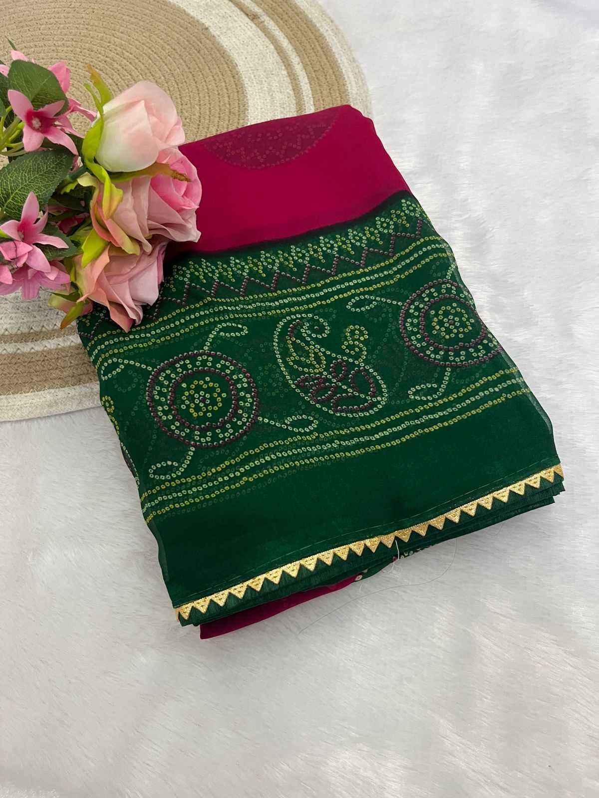 Georgette Printed Saree