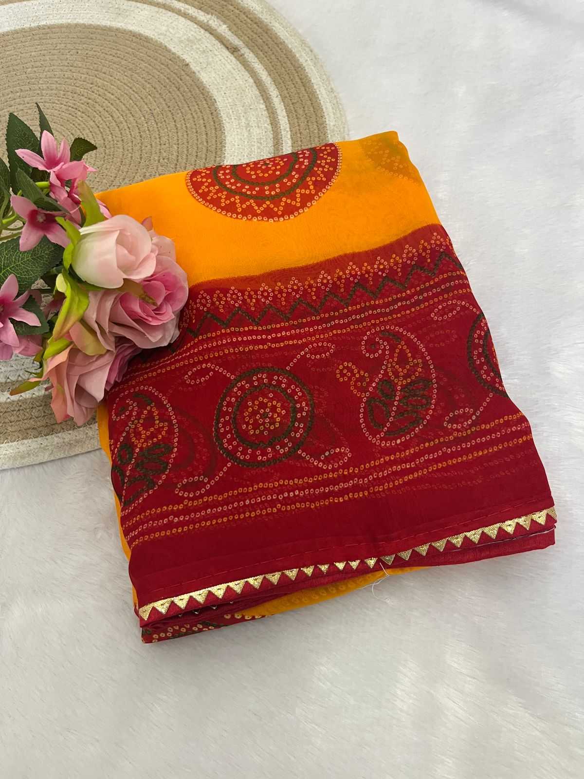 Georgette Printed Saree