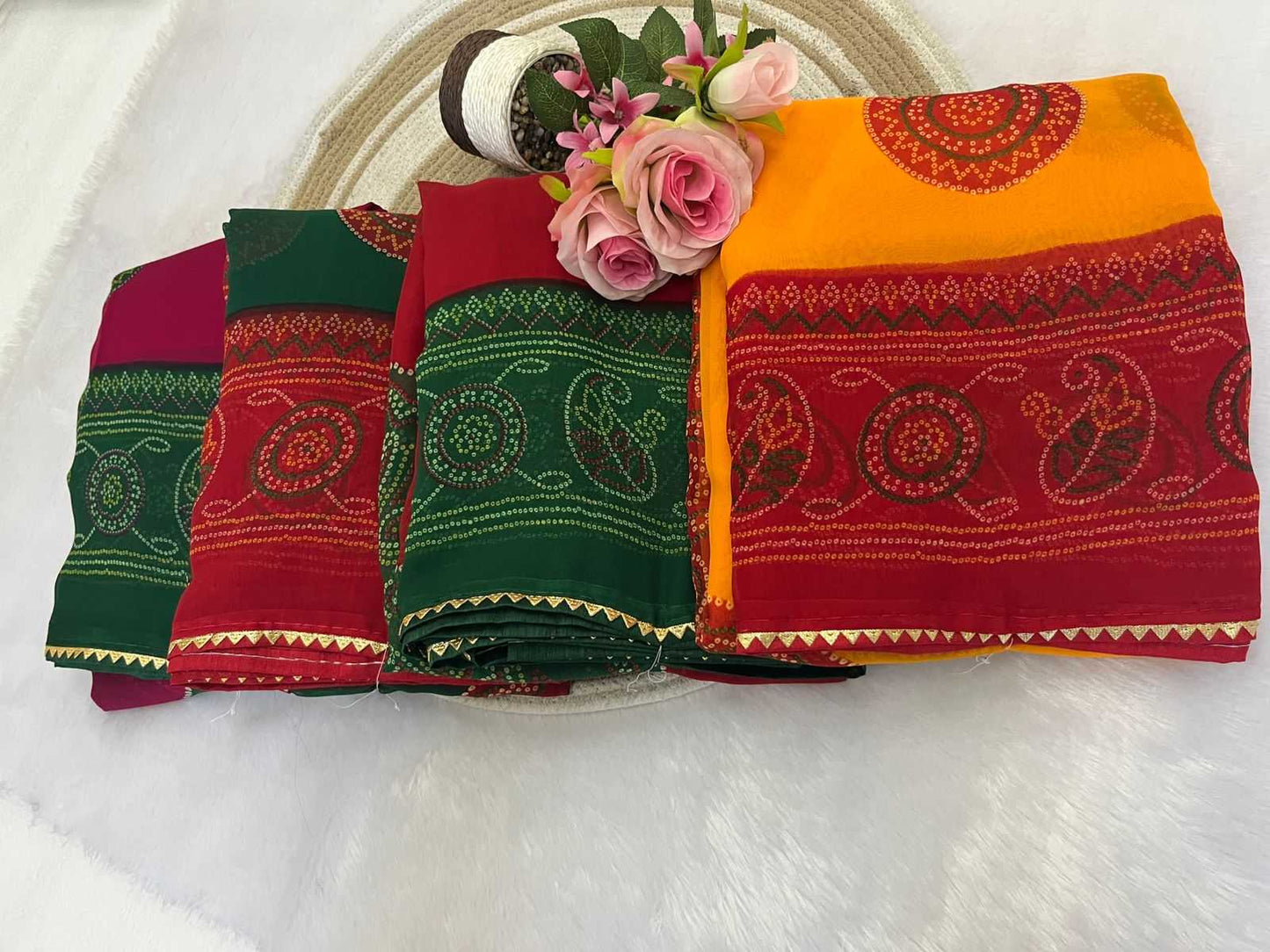 Georgette Printed Saree