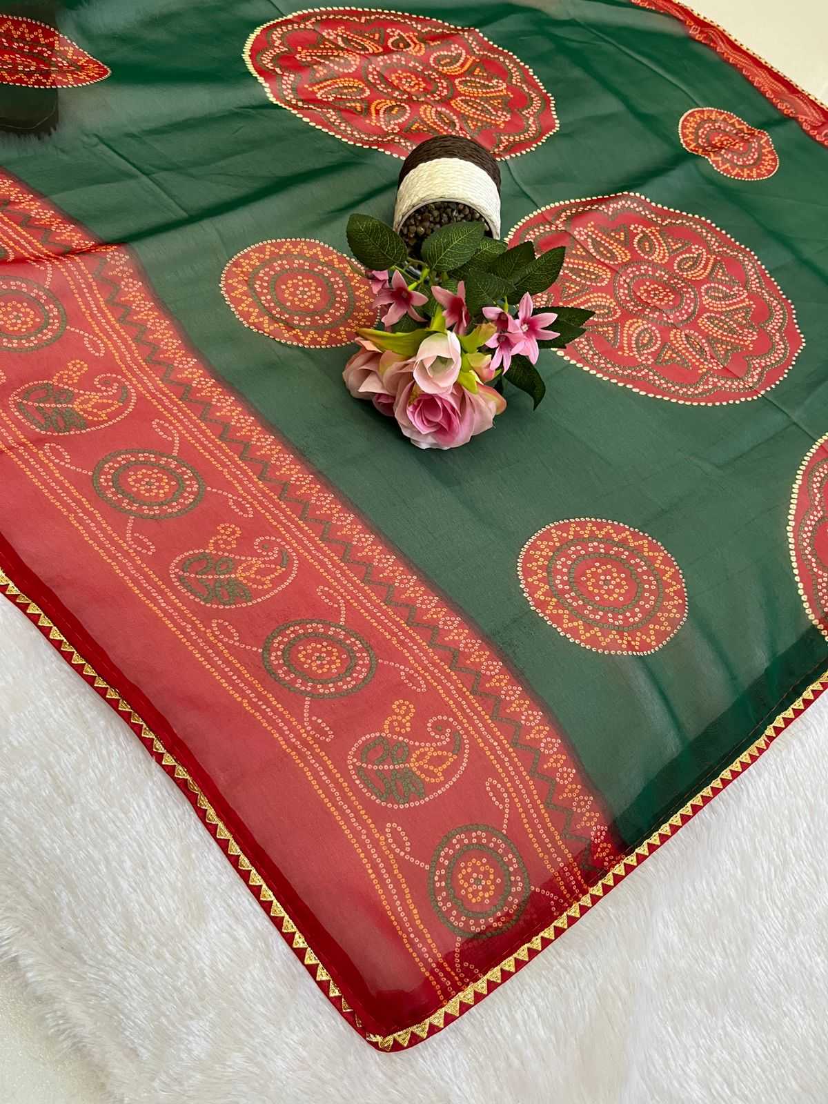 Georgette Printed Saree