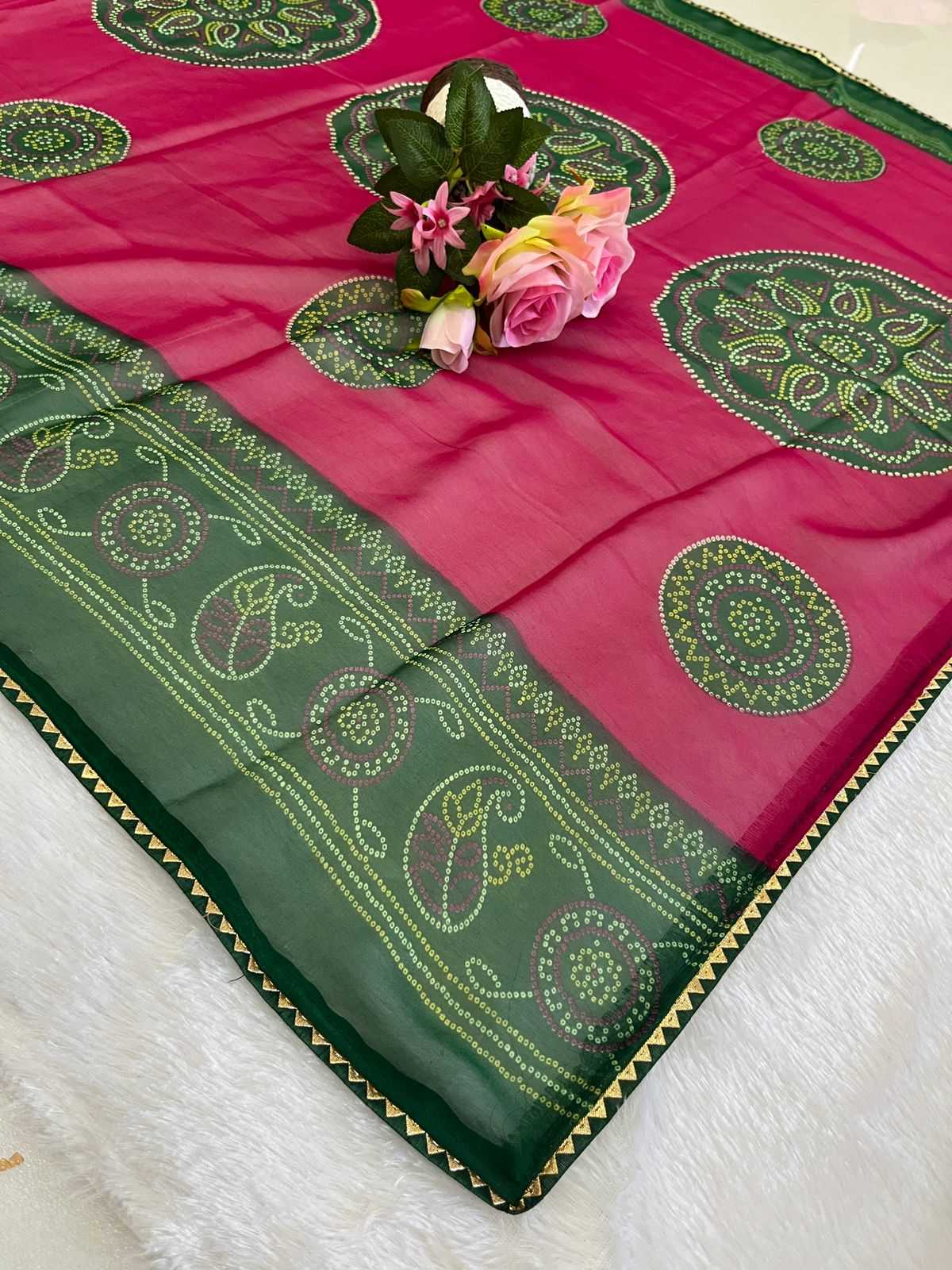 Georgette Printed Saree