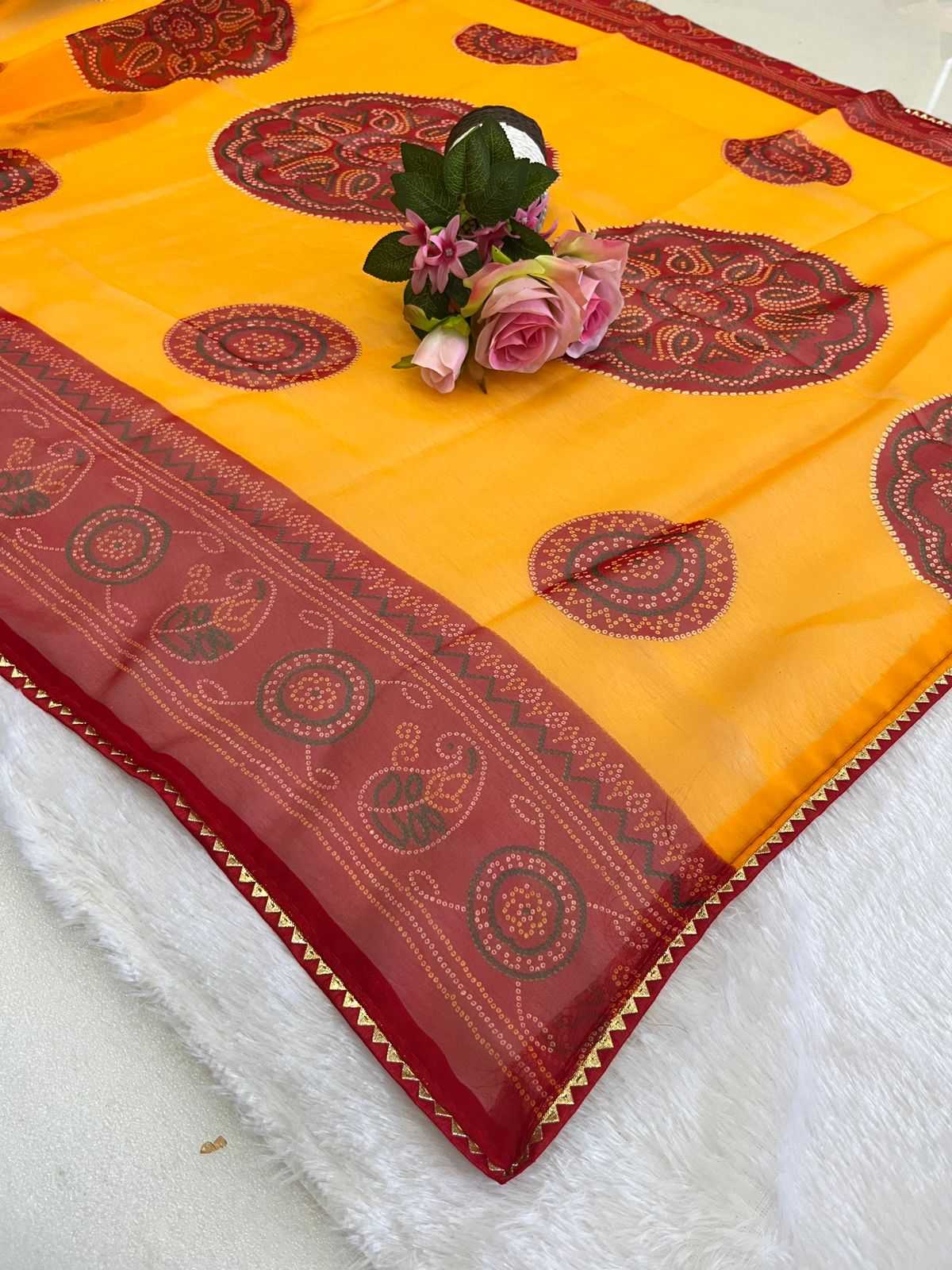 Georgette Printed Saree