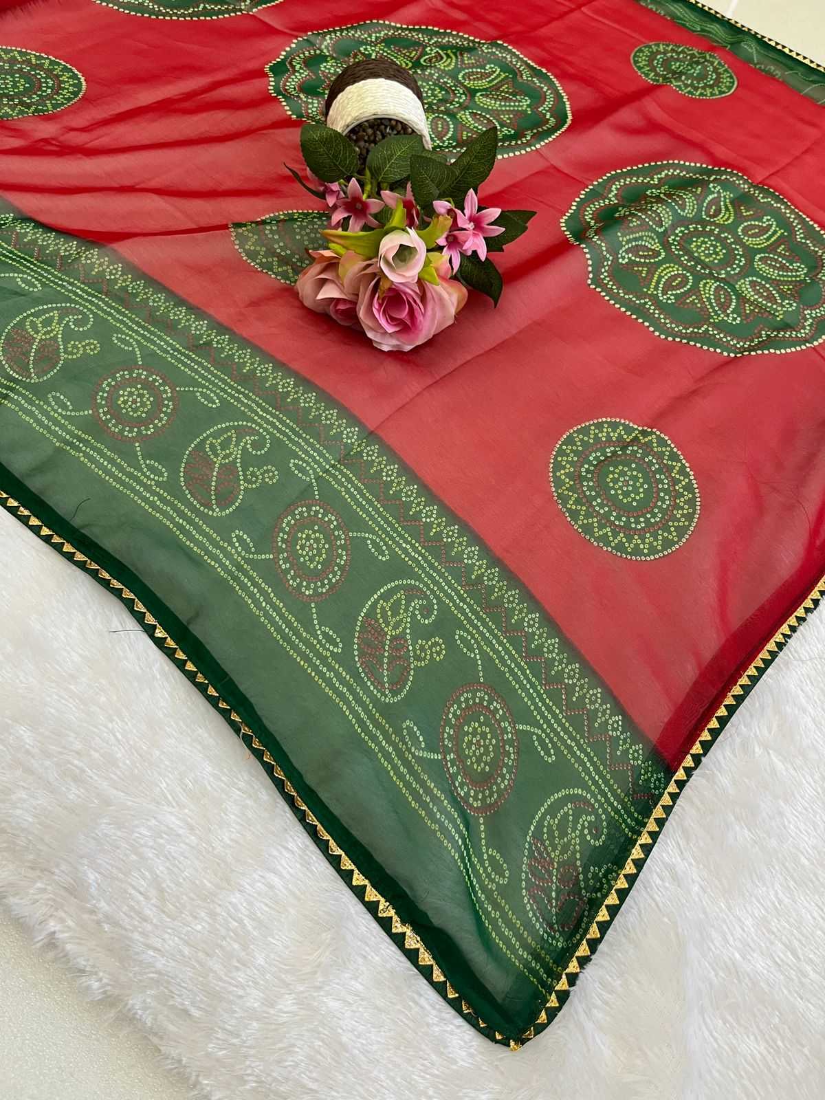 Georgette Printed Saree