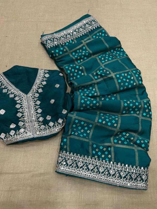 Also Heavy Chinnon Silk Sequence Saree