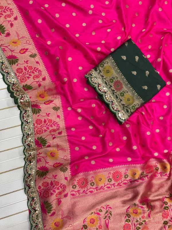 Bric Dola Silk Designer Saree