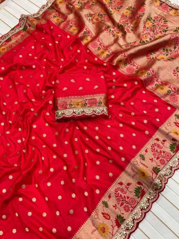 Bric Dola Silk Designer Saree