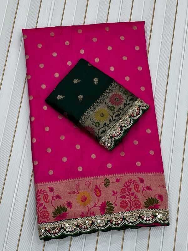 Bric Dola Silk Designer Saree