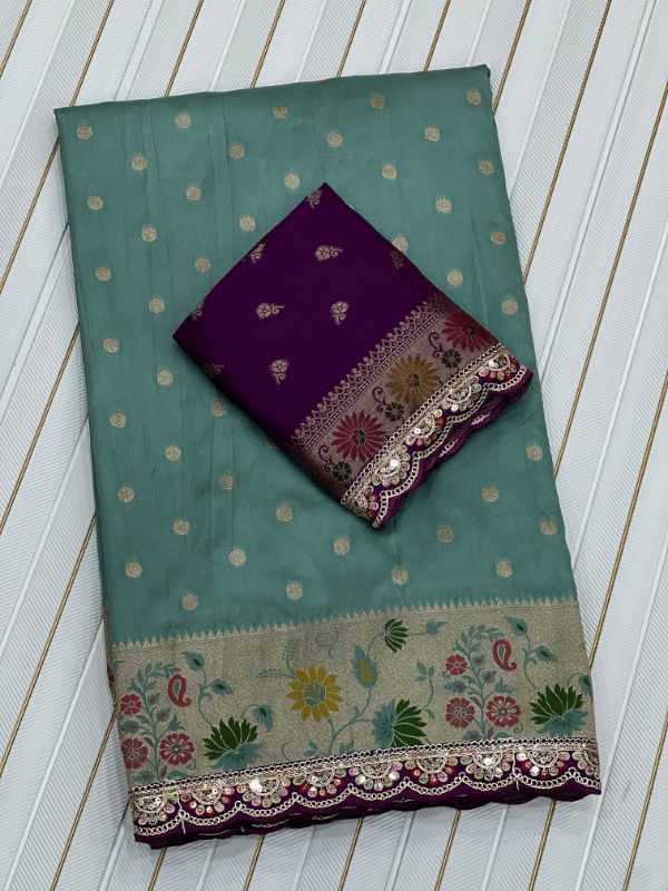 Bric Dola Silk Designer Saree