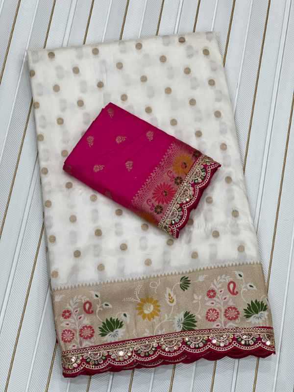 Bric Dola Silk Designer Saree
