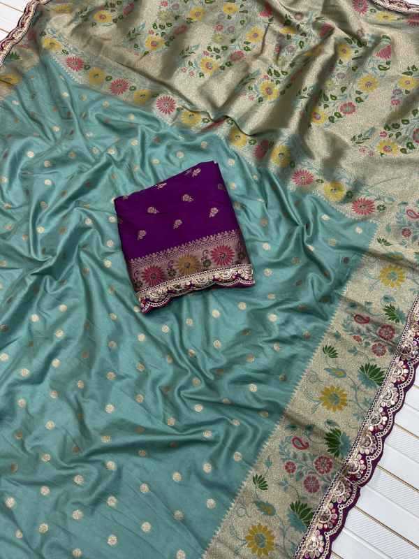 Bric Dola Silk Designer Saree