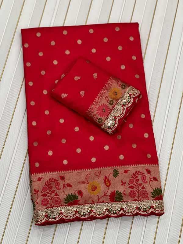 Bric Dola Silk Designer Saree