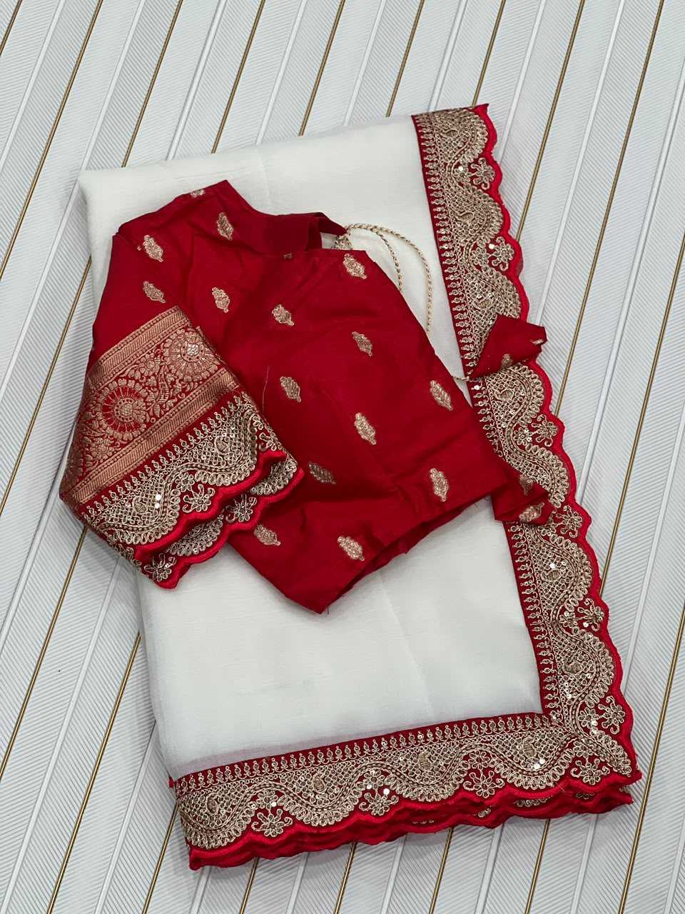 Dhruvisha Chiffon Designer Saree