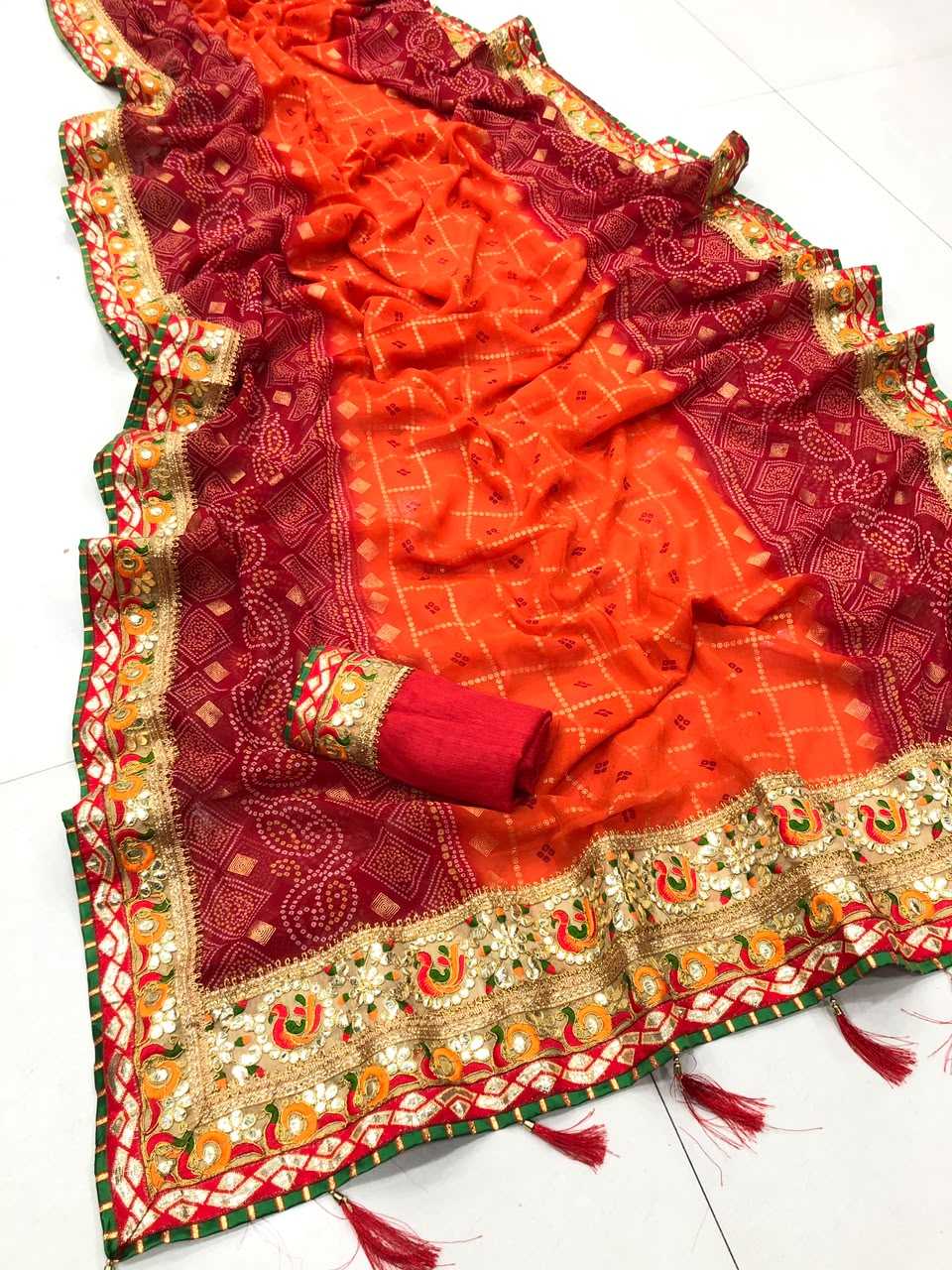 Heavy Georgette Printed Saree