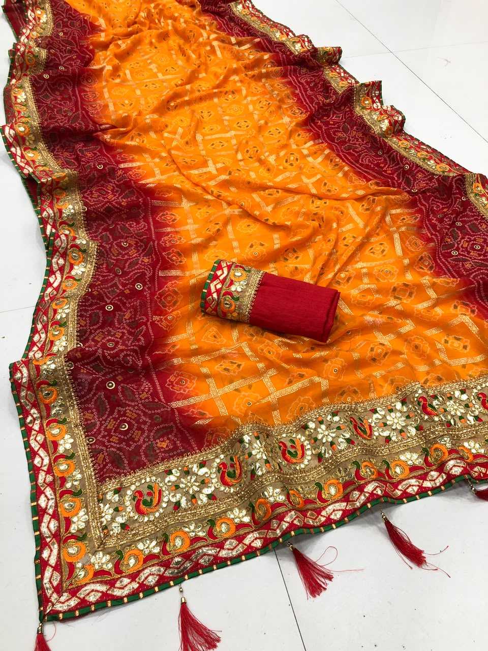 Heavy Georgette Printed Saree