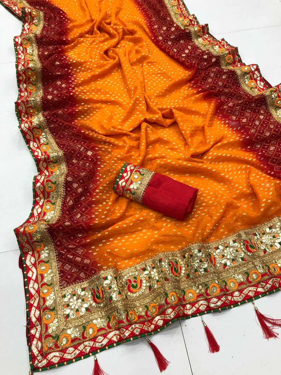 Heavy Georgette Printed Saree