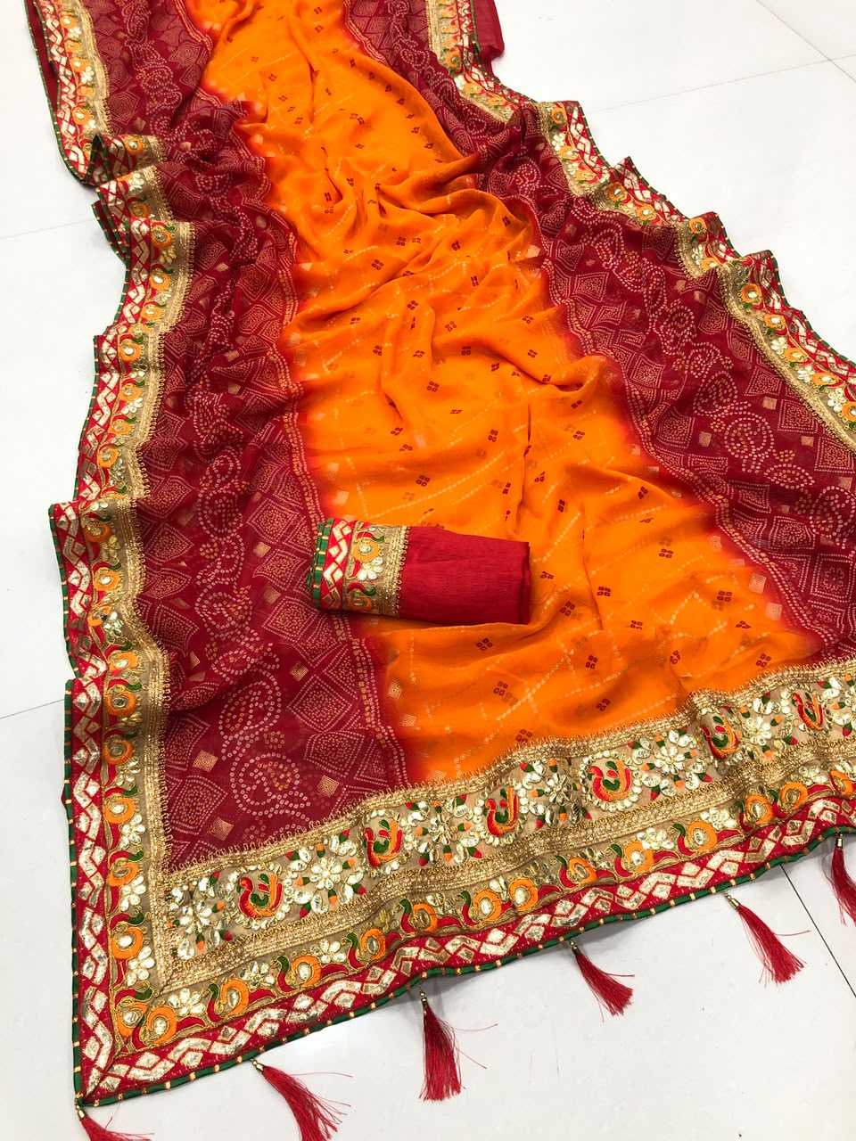 Heavy Georgette Printed Saree