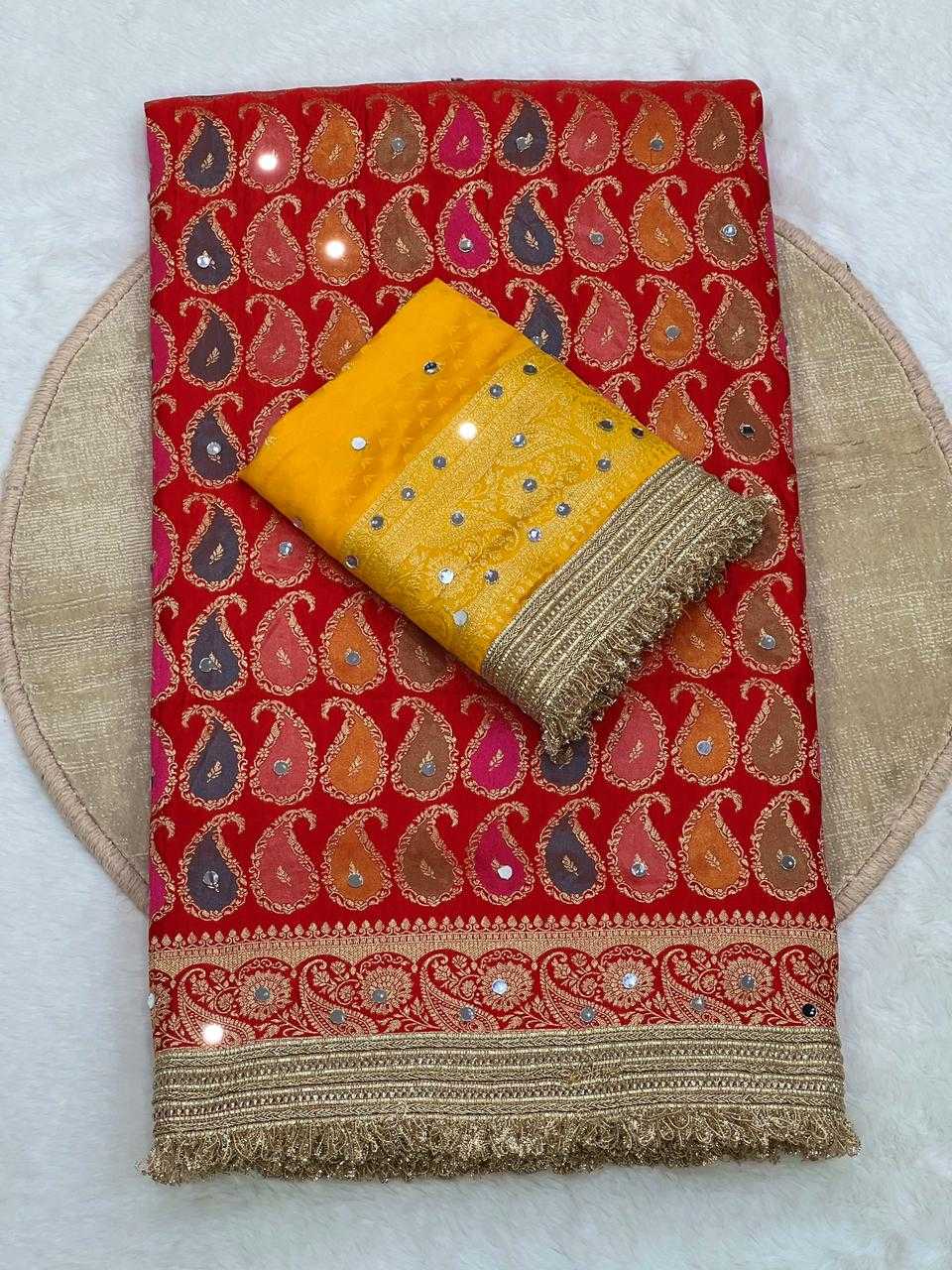 New Satin Silk Designer Saree
