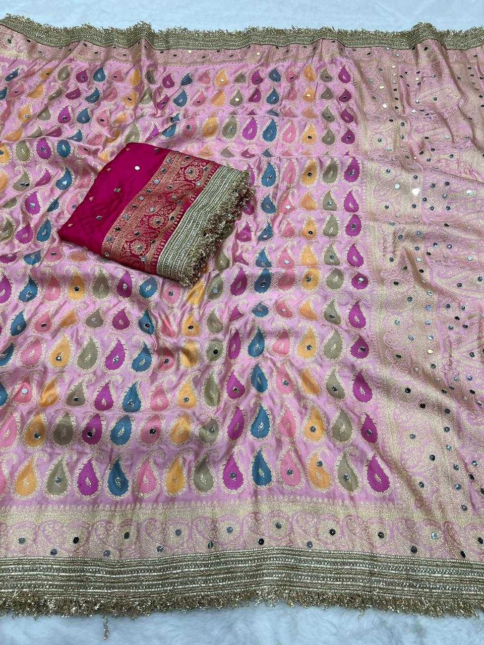 New Satin Silk Designer Saree
