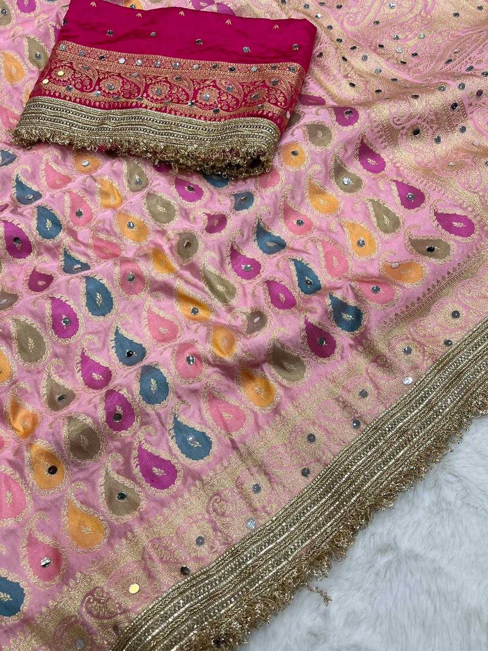New Satin Silk Designer Saree