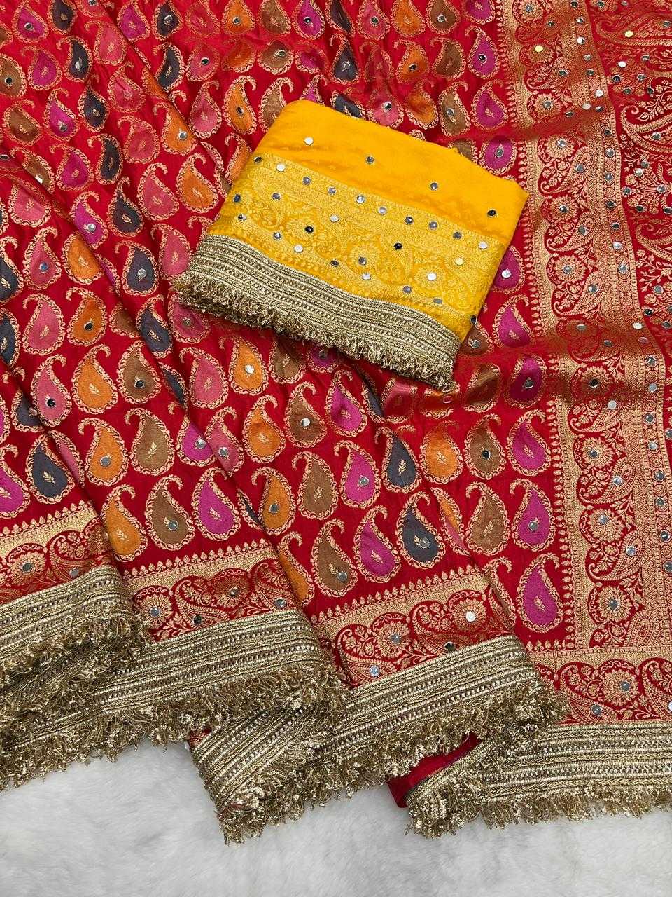 New Satin Silk Designer Saree