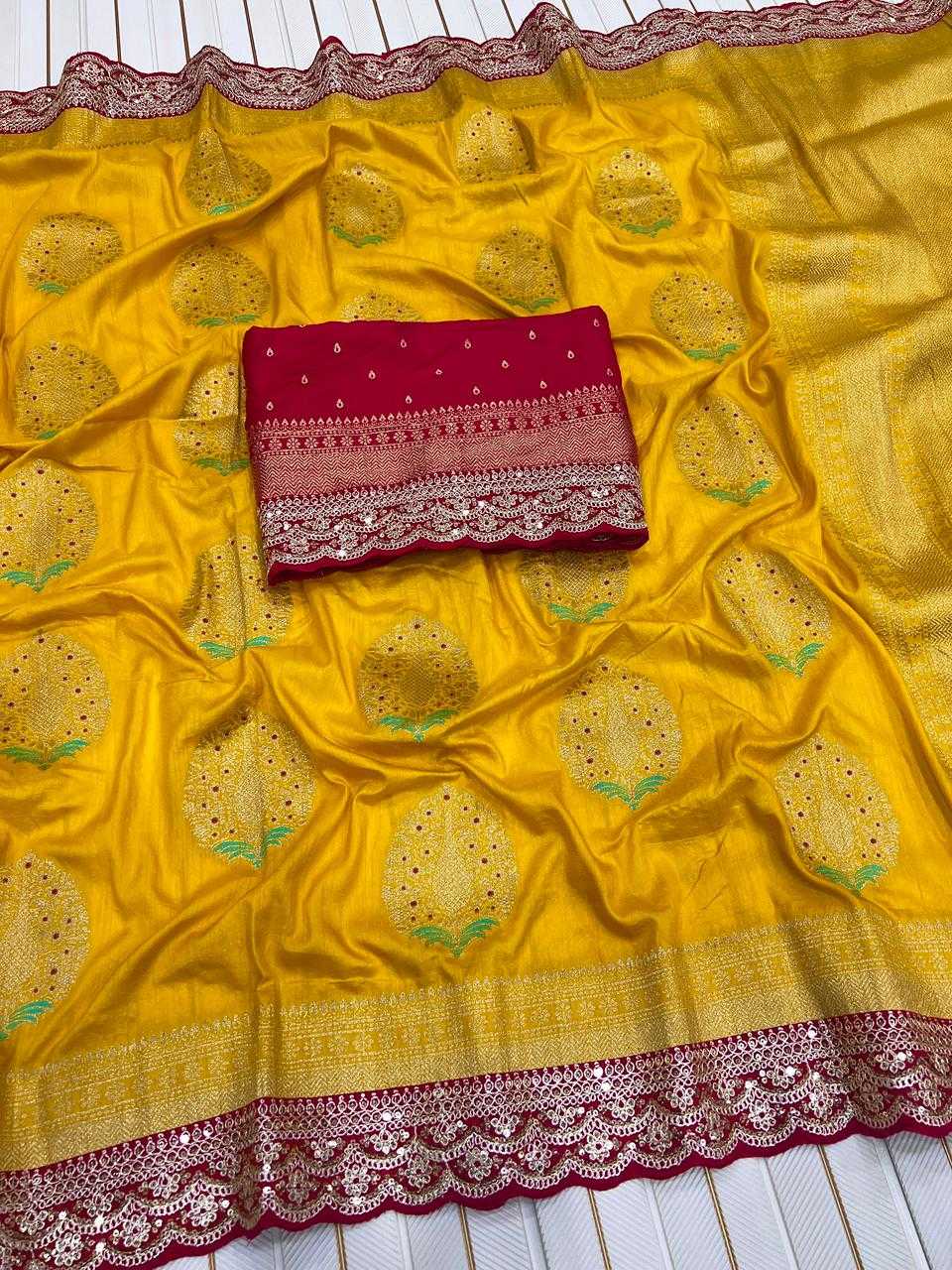 Qua Heavy Silk Designer Saree
