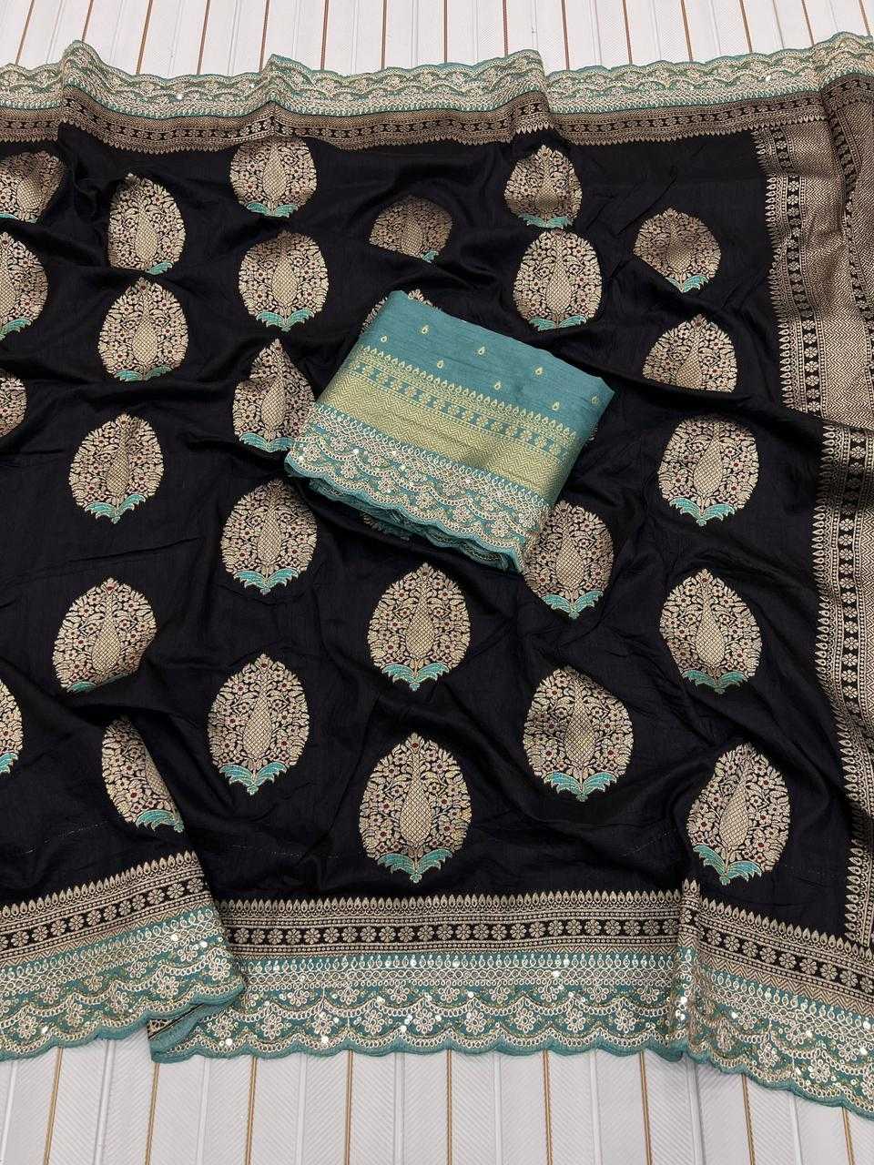 Qua Heavy Silk Designer Saree
