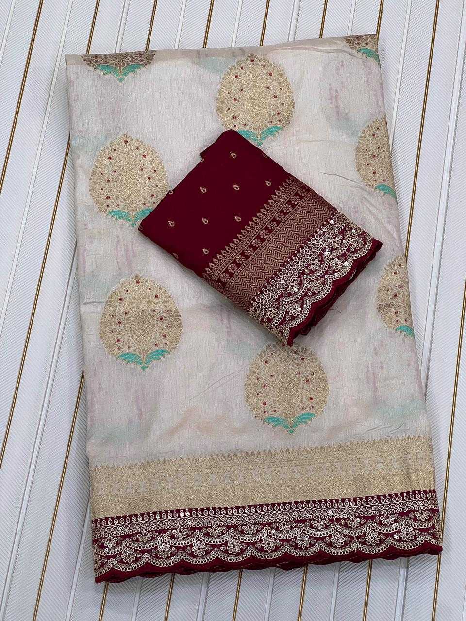 Qua Heavy Silk Designer Saree