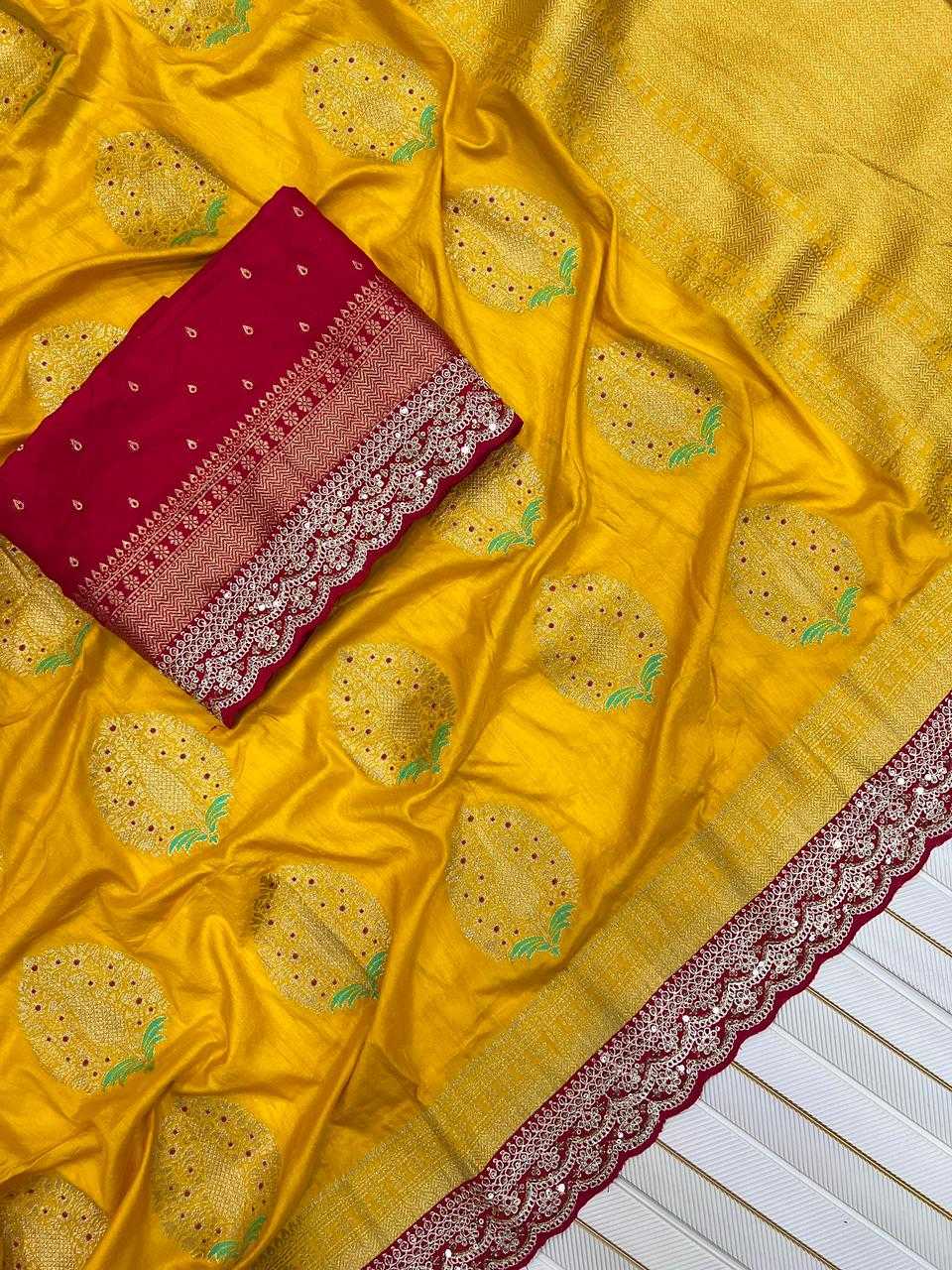 Qua Heavy Silk Designer Saree