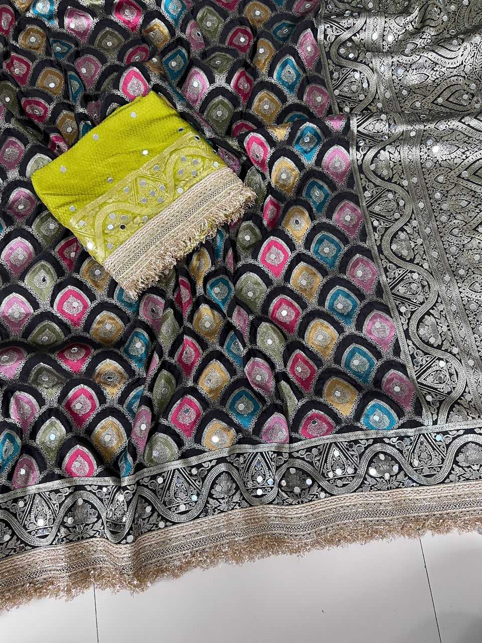 Rang Satin Silk Designer Saree