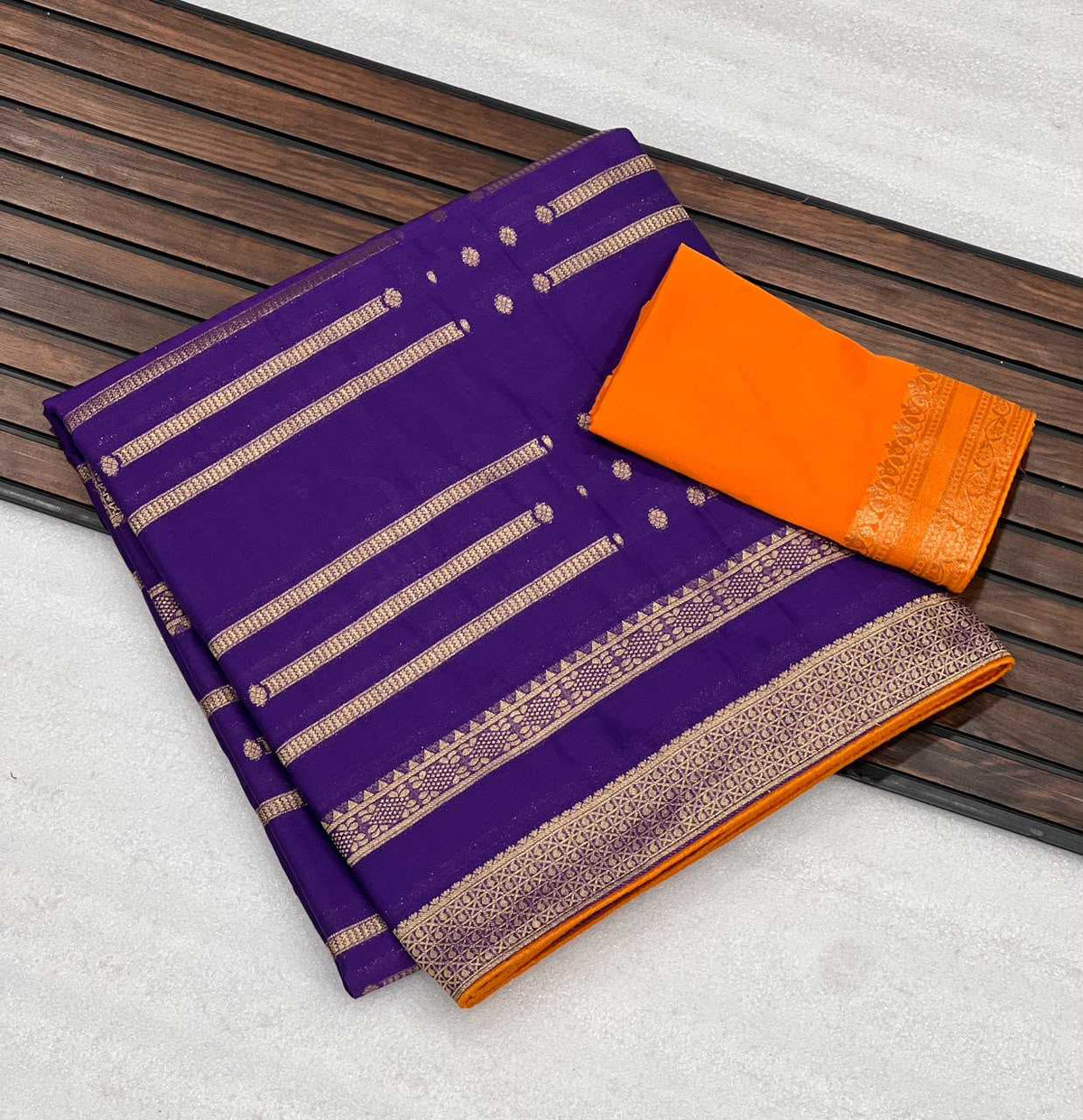 Rich Georgette Designer Saree