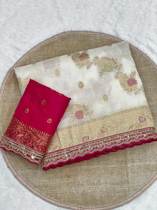 Rics Dola Silk Designer Saree
