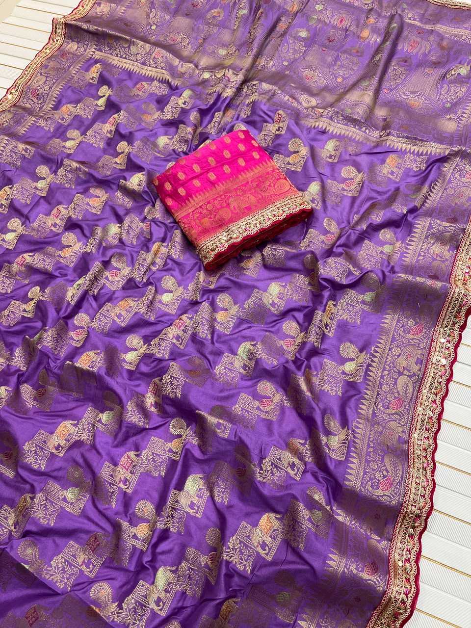 Trast Dola Silk Designer Saree