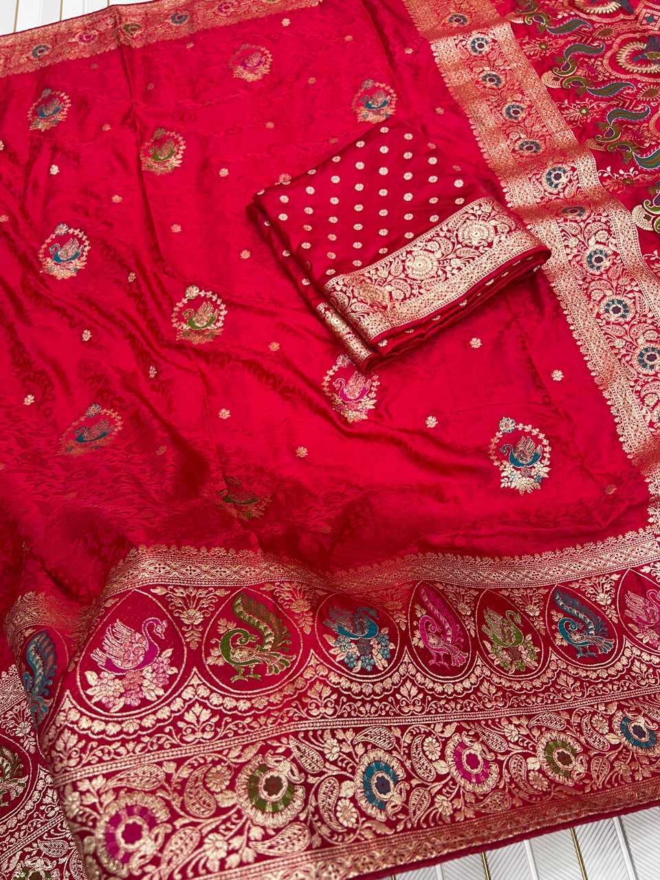 Wea Satin Silk Designer Saree