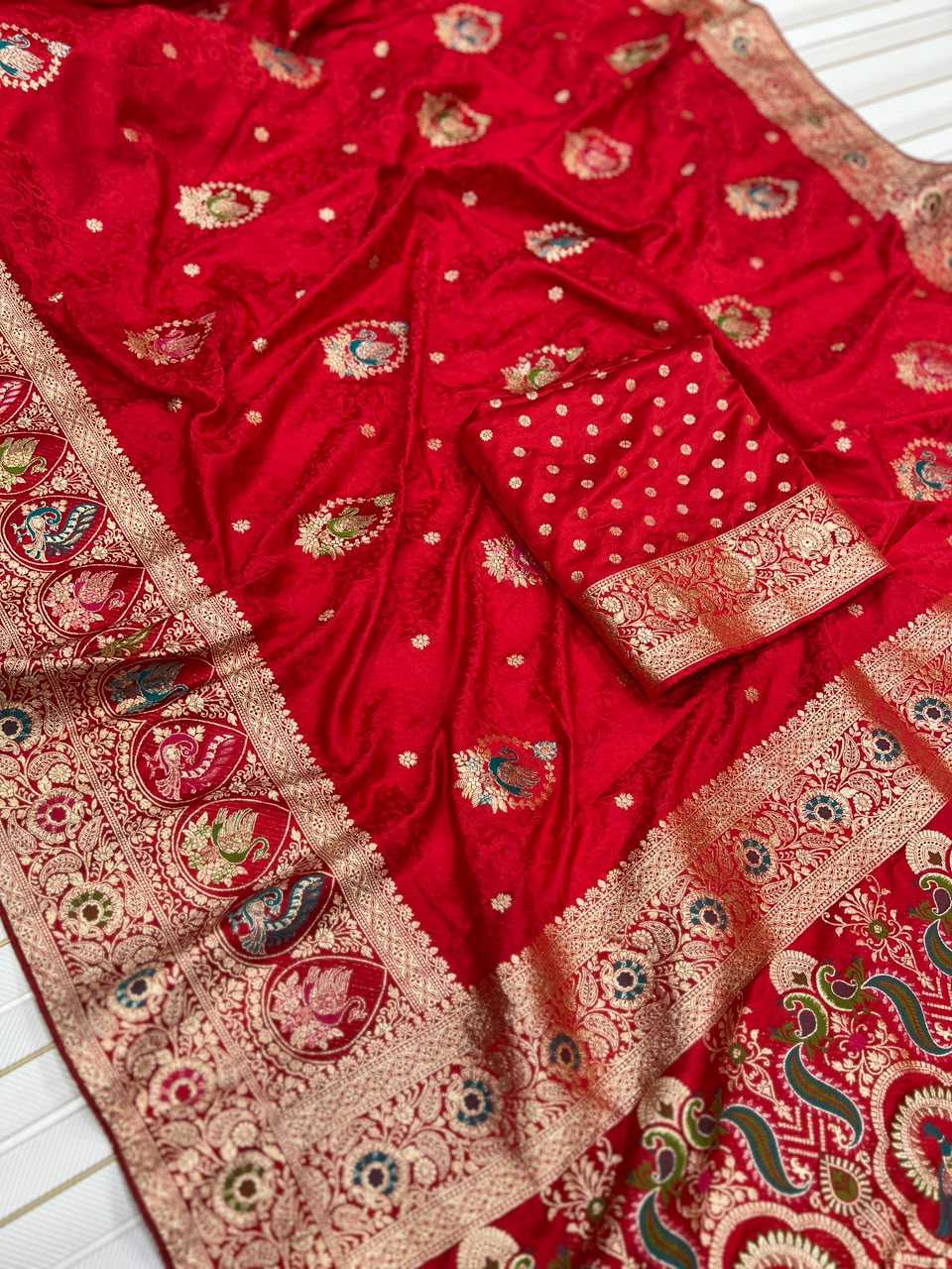 Wea Satin Silk Designer Saree