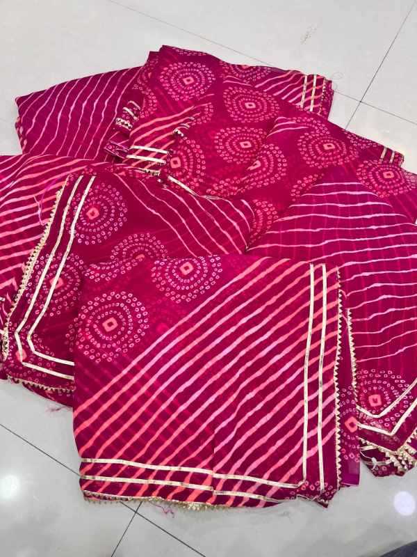 Work Georgette Fancy Saree