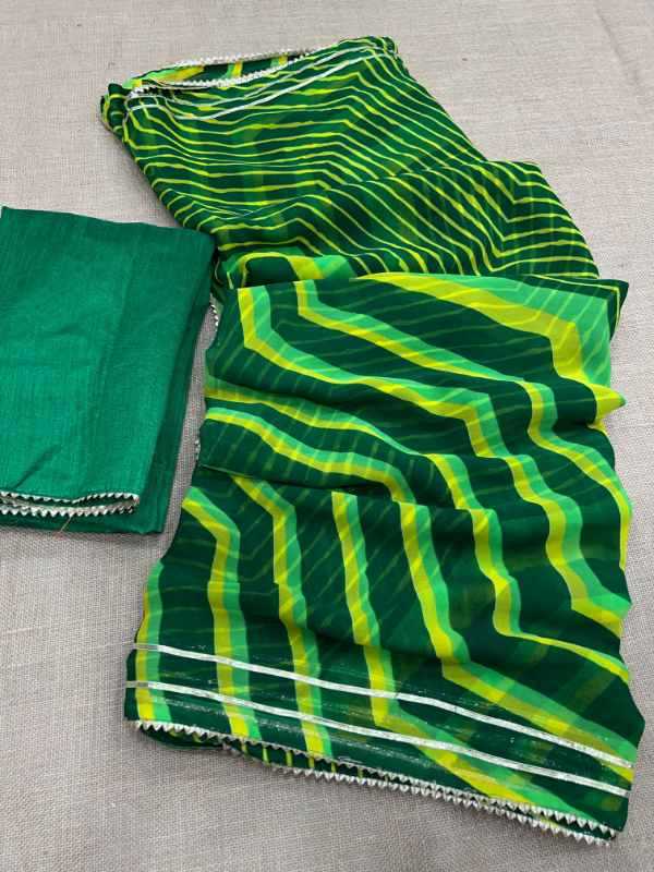 Work Georgette Fancy Saree