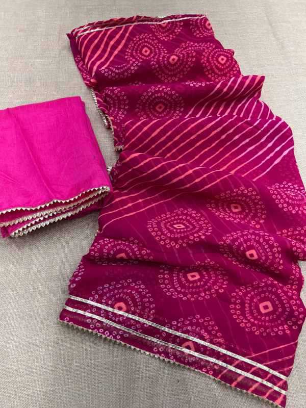 Work Georgette Fancy Saree