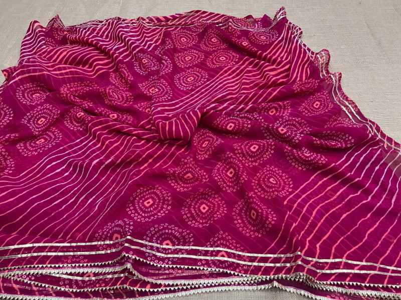 Work Georgette Fancy Saree