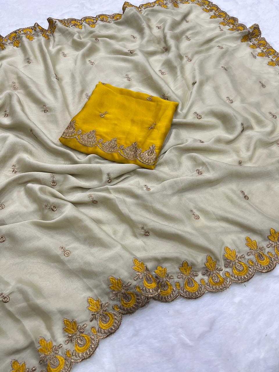 Work Rangoli Silk Designer Saree