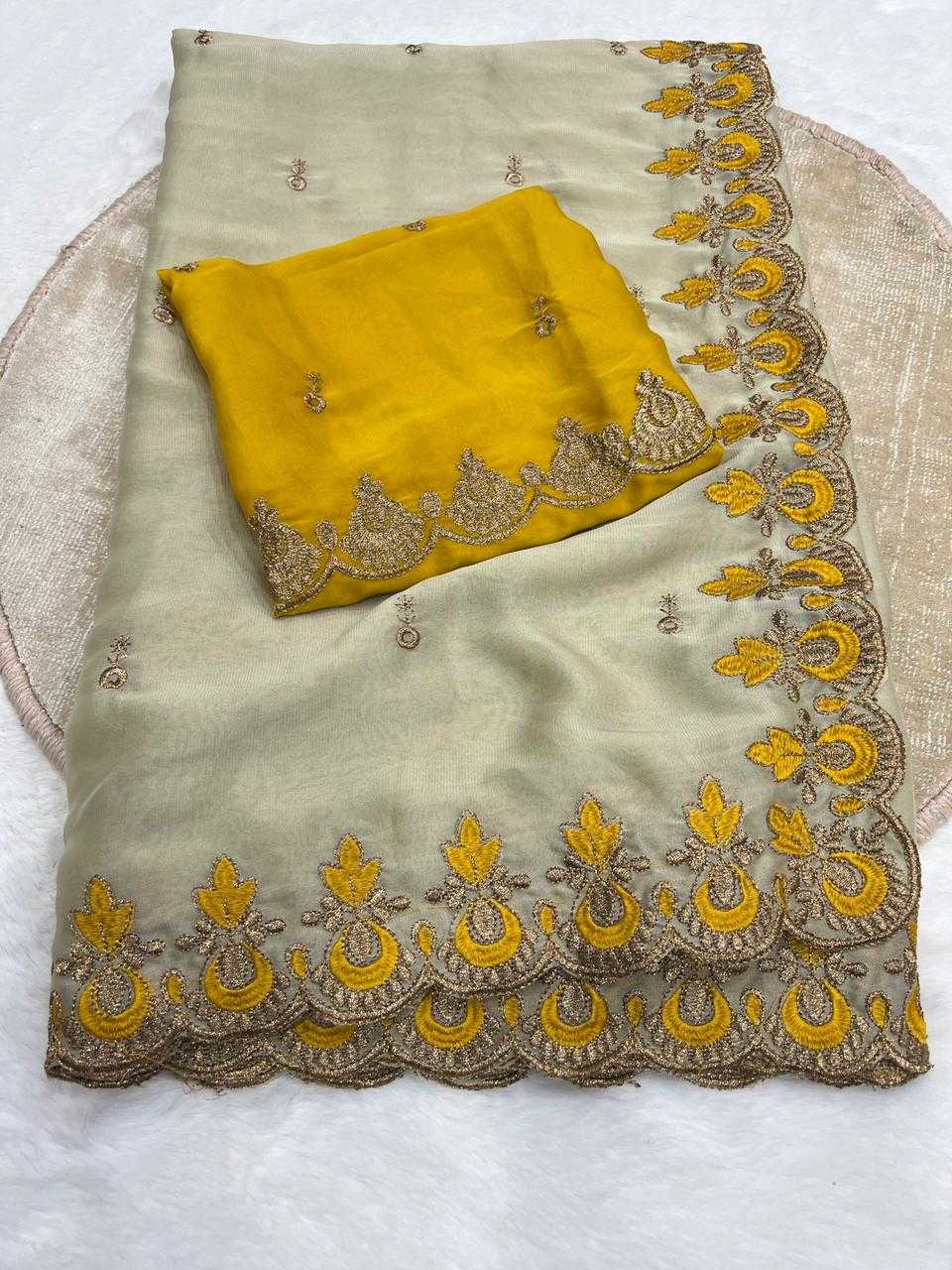 Work Rangoli Silk Designer Saree