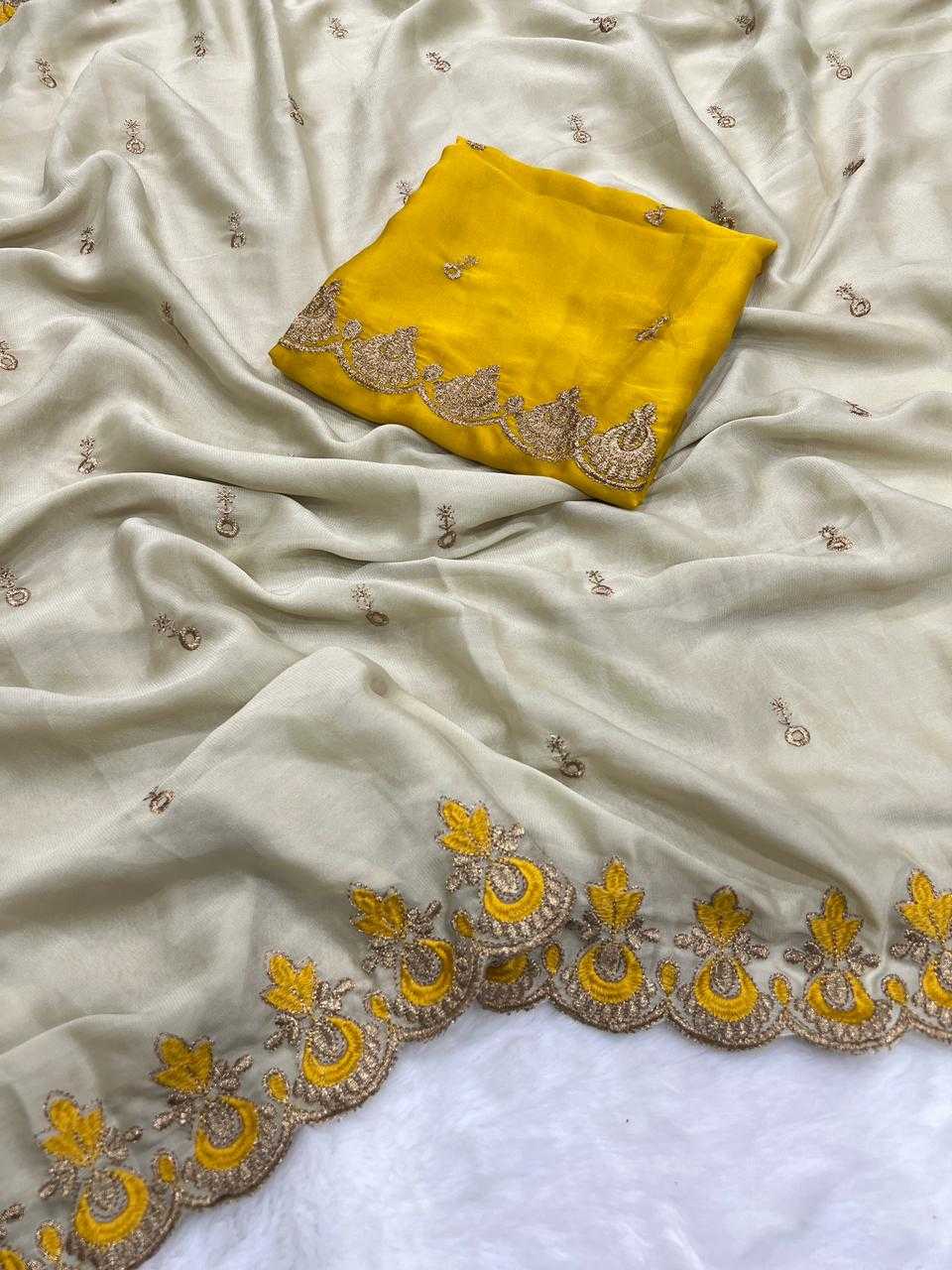 Work Rangoli Silk Designer Saree