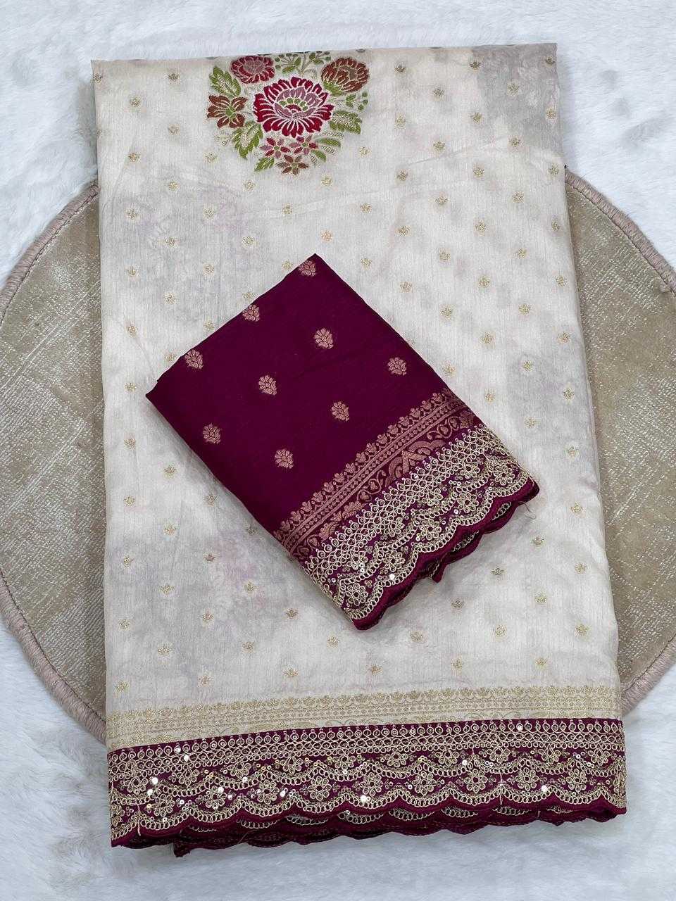 Zari Dola Silk Designer Saree